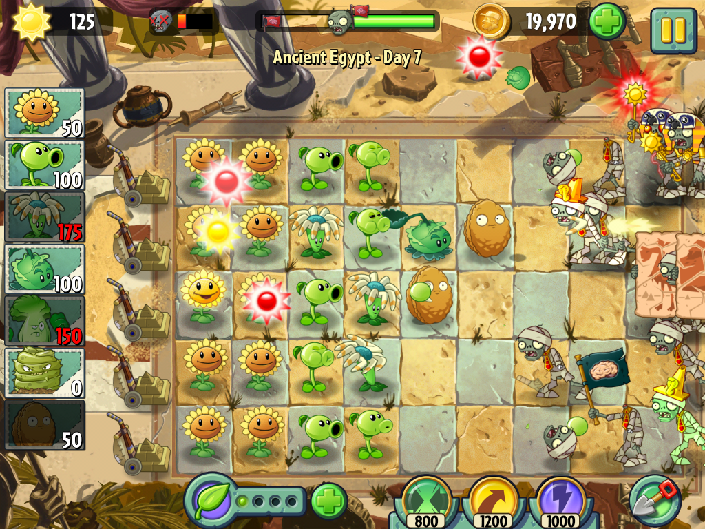 Yup, it's definitely Plants vs Zombies. Just ignore your desire to spend all of your money